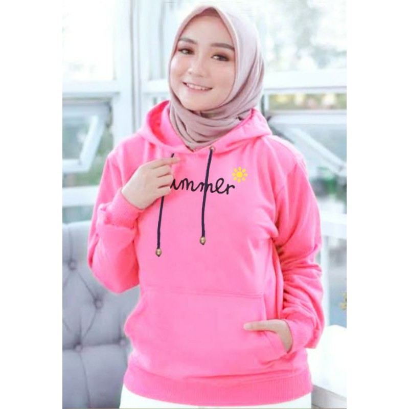 Sweater Hoodie Wanita summer / Sweater Hoodie Korean Style / Sweater Terbaru 2020 / Sweater Tebal