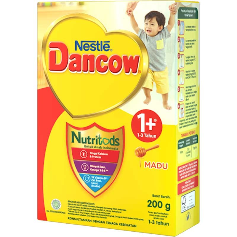 

Nestle Dancow Nutritods 1+ Madu 200gr - Susu Pertumbuhan Tahap 1 Plus (1-3 Tahun)