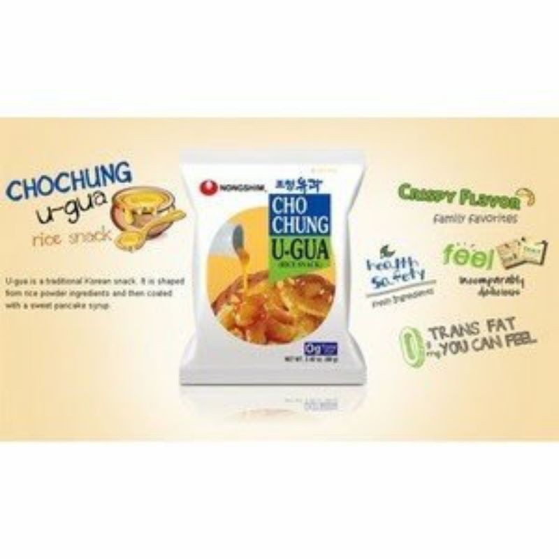 

Nongshim Cho Chung U-Gua 80gr [ Snack Rasa Beras Madu ]
