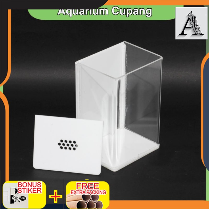 

Terlaris Aquarium Cupang Frameless Bending Bahan Acrylic/Akrilik Model Standing - Standard