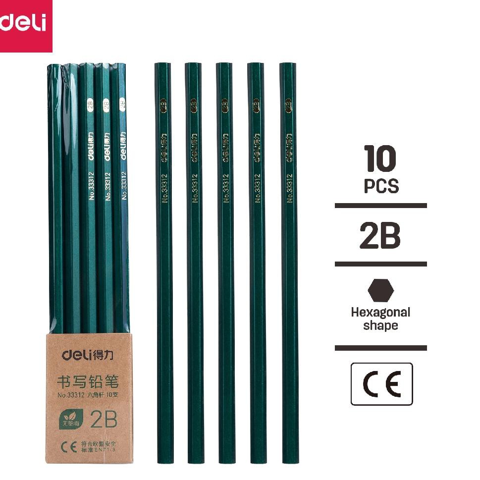 

Yj2Code Deli BTS combo set 1 - 10pcs pencil 2B + 3pcs penghapus + rautan putar(populer)Y7R5