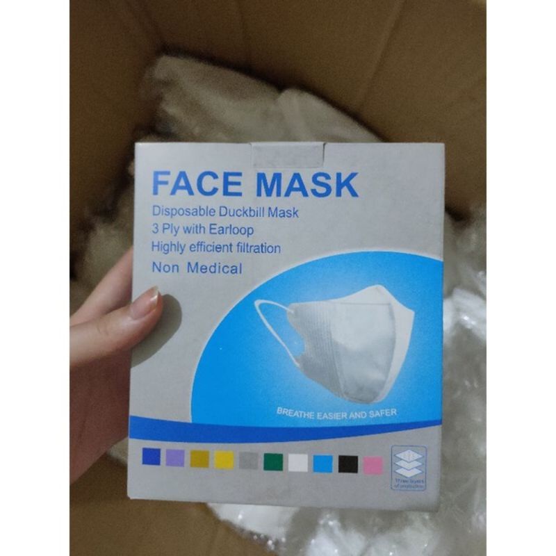 MASKER DUCKBILL 50 PCS