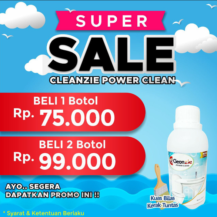 COD Cairan Pembersih Lantai Cleanzie Power Clean Porcelen Cleaner Kamar Mandi Toilet Noda Stainless