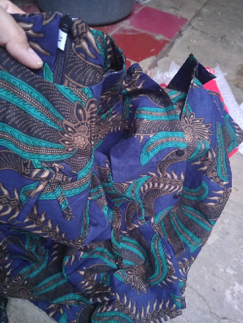 Dress Batik Anak Perempuan Umur 2-10 Tahun - Motif Batik Bervariasi - Batik Anak Harga Ecer Bisa Cod