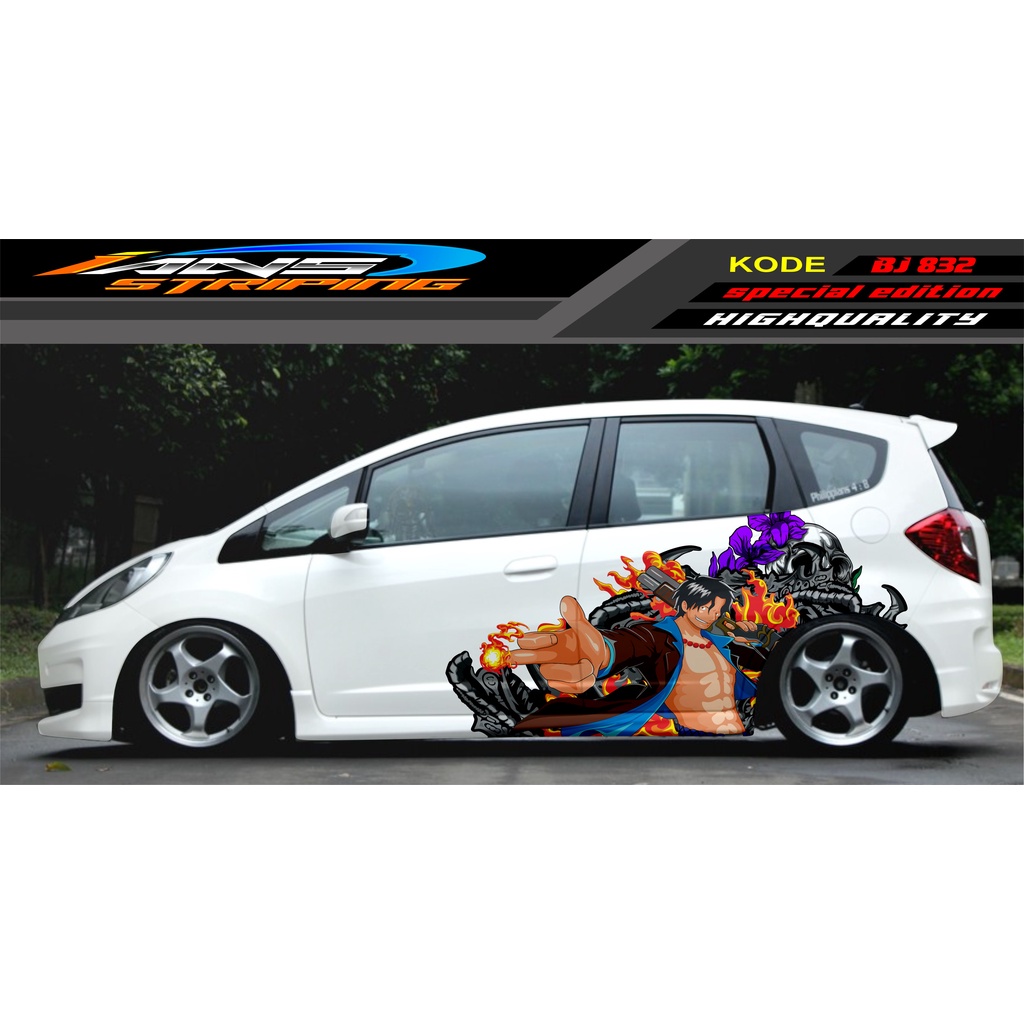 VARIASI STIKER MOBIL / SIGRA, YARIS, SWIFT / DECAL MOBIL / DECAL STICKER MOBIL ANIMASI