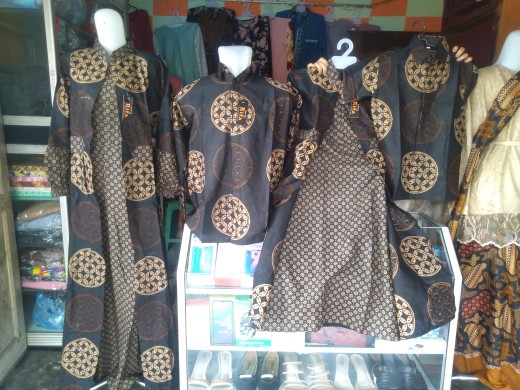 Batik Couple Keluarga Sania Ruffle Ori Ndoro Jowi Dnt Motif Terbaru