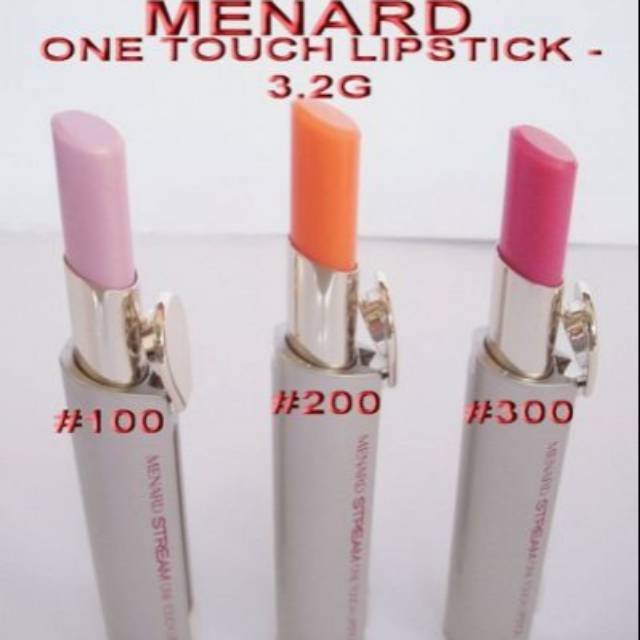 MENARD ONE TOUCH LIPSTIK 100/200/300
