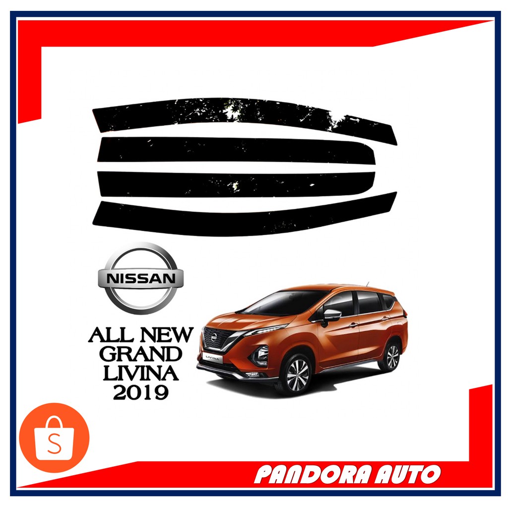 TALANG AIR MOBIL NISSAN ALL NEW GRAND LIVINA 2019 MODEL FLAT AKRILIK HITAM