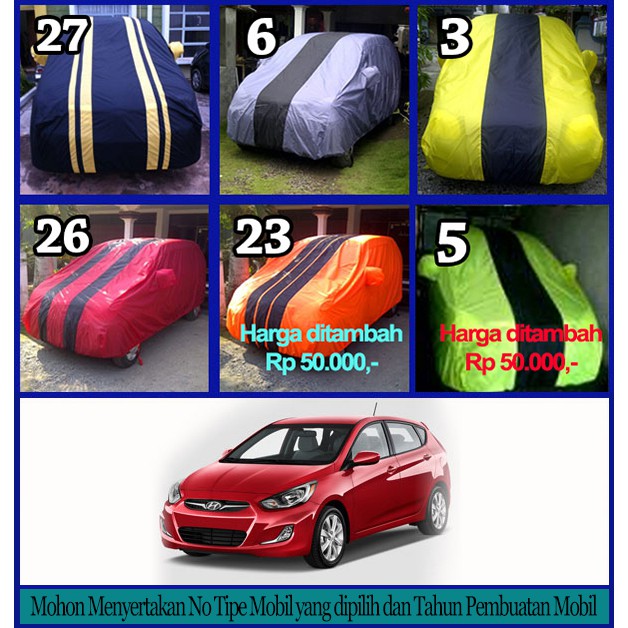 ¨492{ Cover Mobil Hyundai Avega, Sarung Mobil Hyundai Avega «