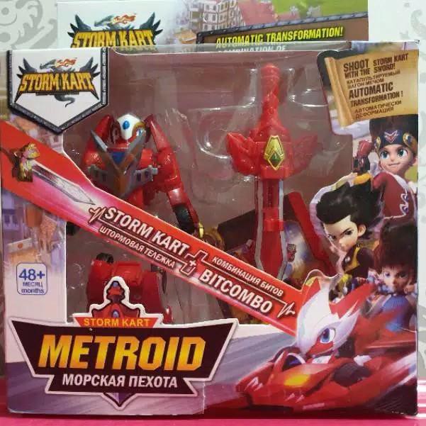 Best ー➲ mainan monkart DRAKA merah dan biru 2 in 1 monkart megaroid DRAKA New Arrival