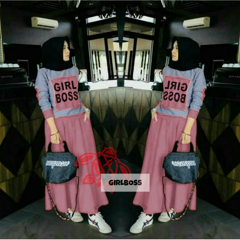 SETELAN SET GIRLBOSS / SET WANITA BUAT HARI-HARI SIZE XL