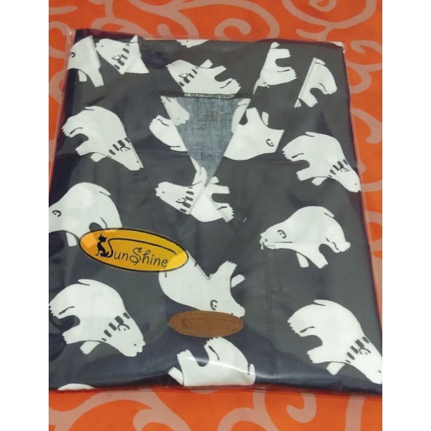 Size S Baju Praktek Dokter, Scrubsuit, Atasan, Scrubsuit, Scrub suits Motif Hewan, Kucing dan Anjing