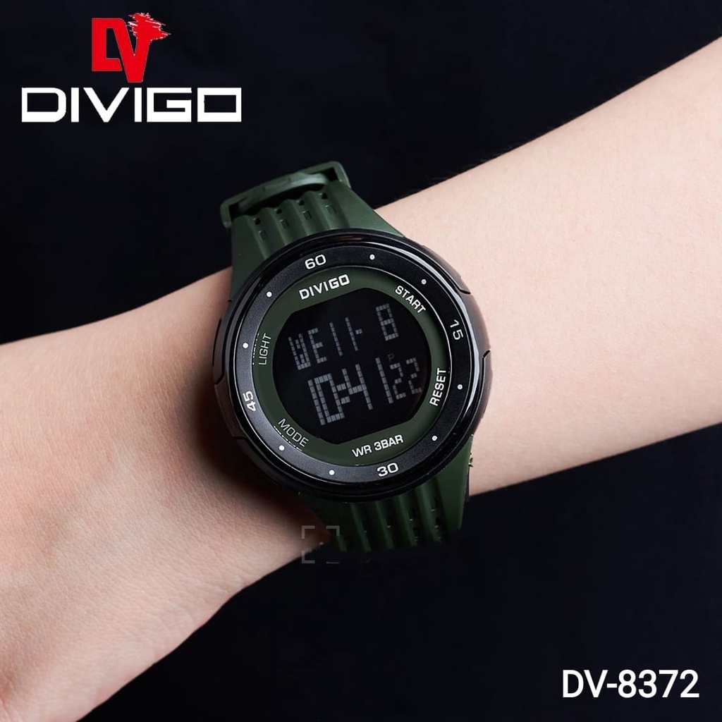 Jam Tangan Digital Pria DV-8372 Water Resistant 3ATM