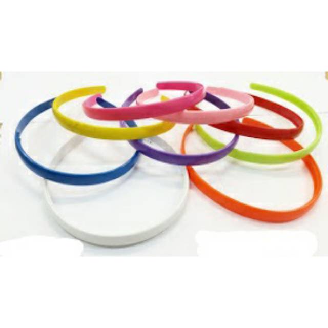 Bando rambut 1pcs Bando Polos 1,3cm Warna Produk Marcella