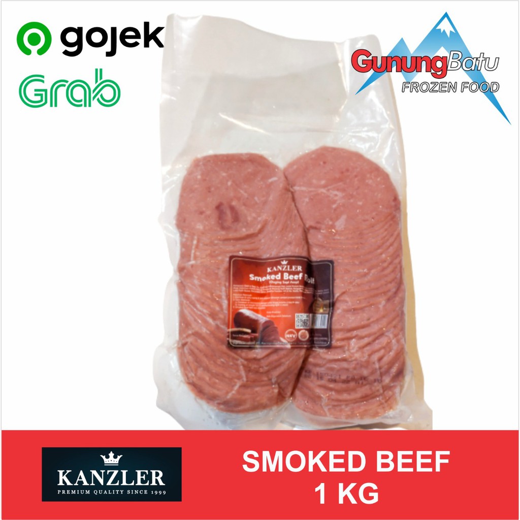 

KANZLER SMOKED BEEF 1 KG DAGING DAPI ASAP