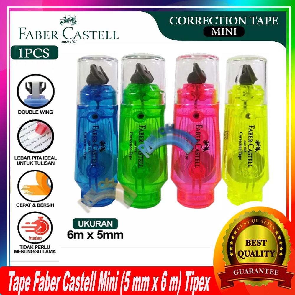 

Faber Castell Roll Correction Tape Pen Tip Ex Faber Castell Kertas Roll Tipe X kertas Penghapus Pulpen Cair Penghapus Bolpoint Pen Remover Typex Tipex Type Ex Tip X Tipe Ex Typ Ex Type X Tape x