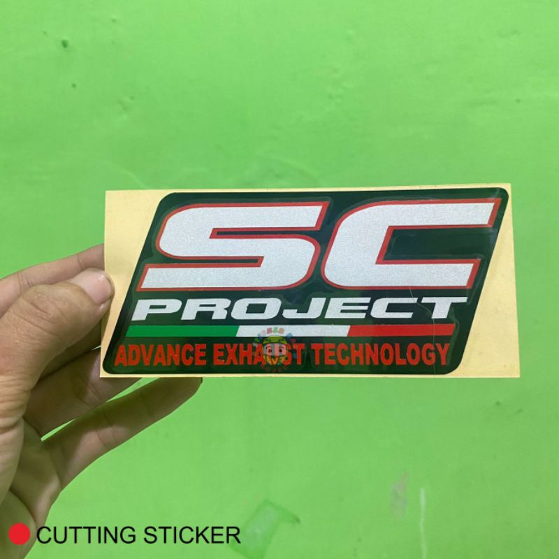 ready stock sticker SC PROJECT stiker knalpot cutting sticker 1pcs