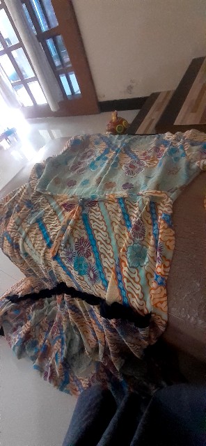 Shabiyan 01 Gamis Ceruty Batik Set Khimar