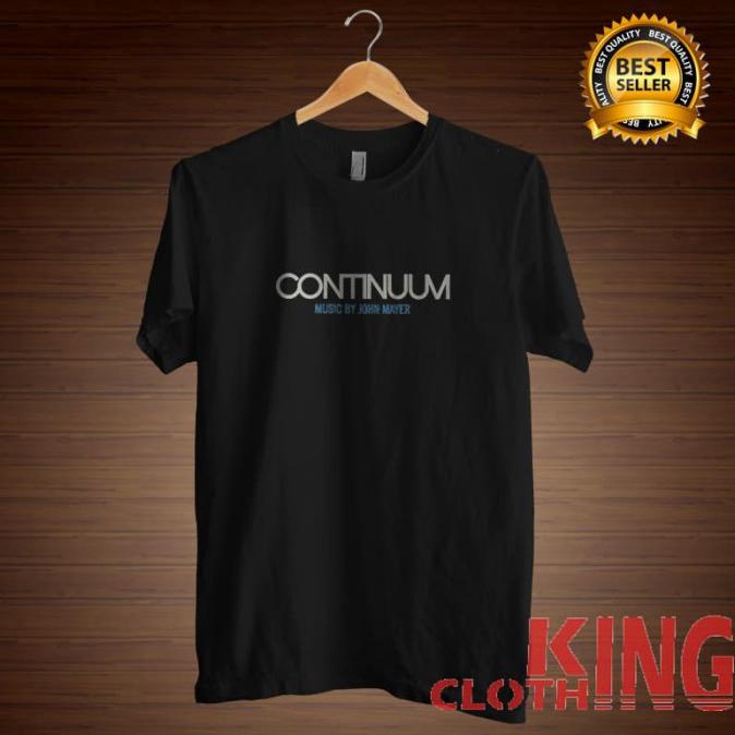 Kaos John Mayer Continuum 4Baju Distro Tshirt Cotton Combed 30s Sablon Unisex Atasan Pria Wanita