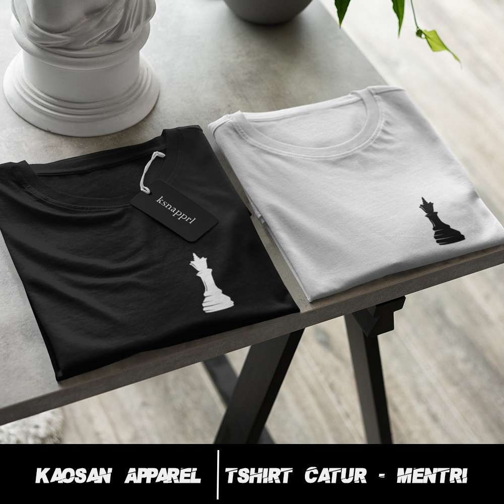 Kaos Pemain Catur "Bidak Catur Mentri"- Main Catur/Chess/Skak/Magnus Carlsen/Kaosan Apparel