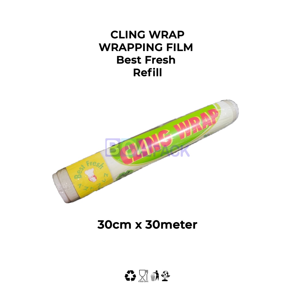 WRAPPING FILM 30 meter x 30 cm Refill Roll Best fresh Cling wrap