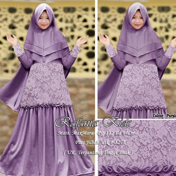 New GAMIS SYARI ANAK RAFANIA GAMIS PESTA SYARI ANAK TERBATAS Promo