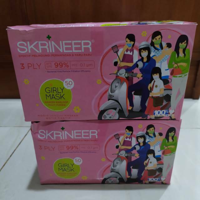 REPACK Skrineer mask masker skrineer masker earloop 