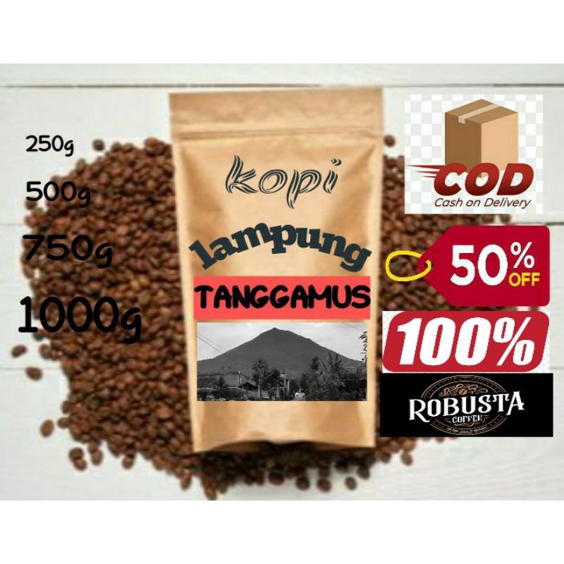 

Bubuk Kopi Robusta 100% MURNI tanpa campuran proses Natural roasting panggang