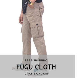DISKON Celana Cargo Panjang PDL Pria Mocca DC Kargo DISKON Celana Cargo Panjang PDL Pria Mocca DC Kargo