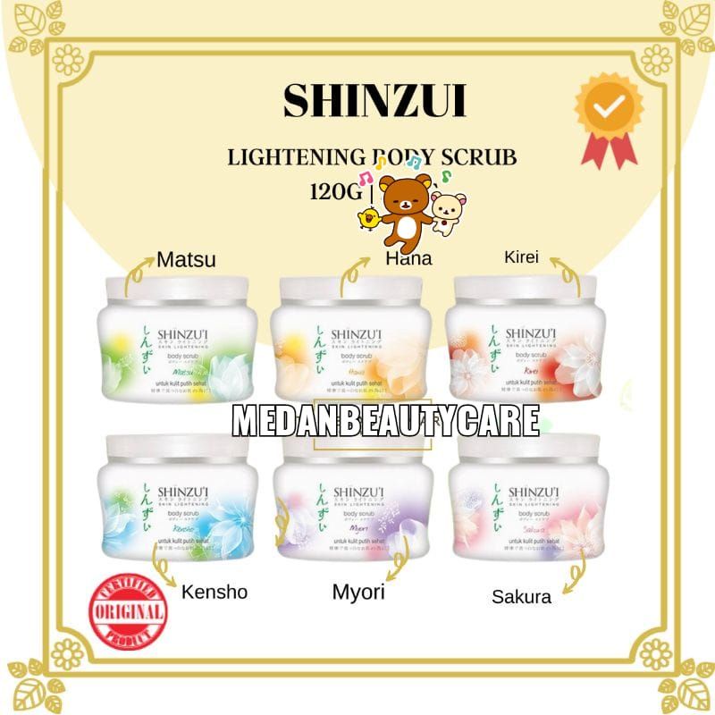 SHINZUI BODY SCRUB LULUR 120GR (kecil)