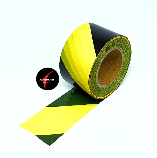 Police Line - Garis Polisi - Barricade Tape 3 Inch x 300 Meter Kuning Hitam