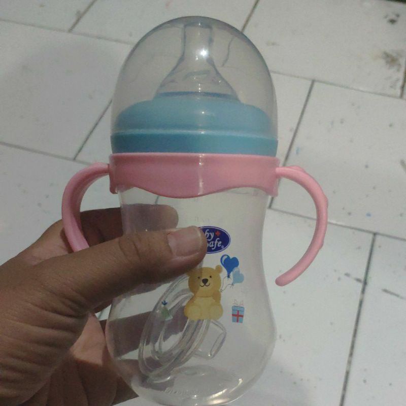 handle botol susu untuk avent natural, babysafe wideneck. pegangan botol susu