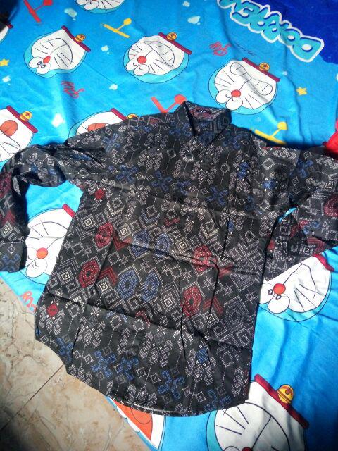 Jasmineolshop Kemeja Batik Songket Torpedo M L Xl Xxl Xxxl Best Seller
