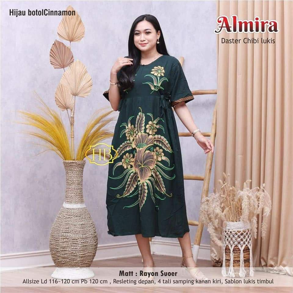 Daster Almira Chibi Lukis Busui Jumbo Murah Terbaru