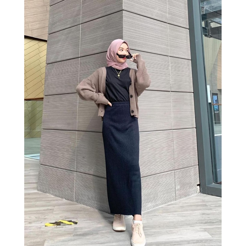Britney span plisket skirt | rok wanita | bawahan muslim-4