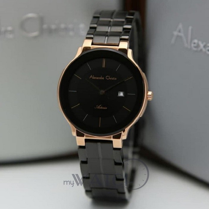 Jam Alexandre Christie Pria AC 8615 Black Rosegold