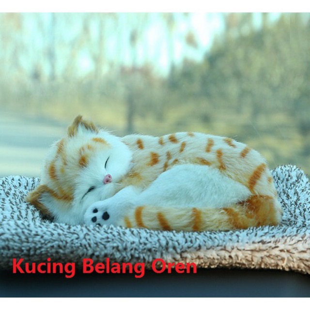 Arang Bambu Penghilang Bau Mobil Pajangan Kucing Kitty Cat Panda Serigala Fox Super Asli Premium