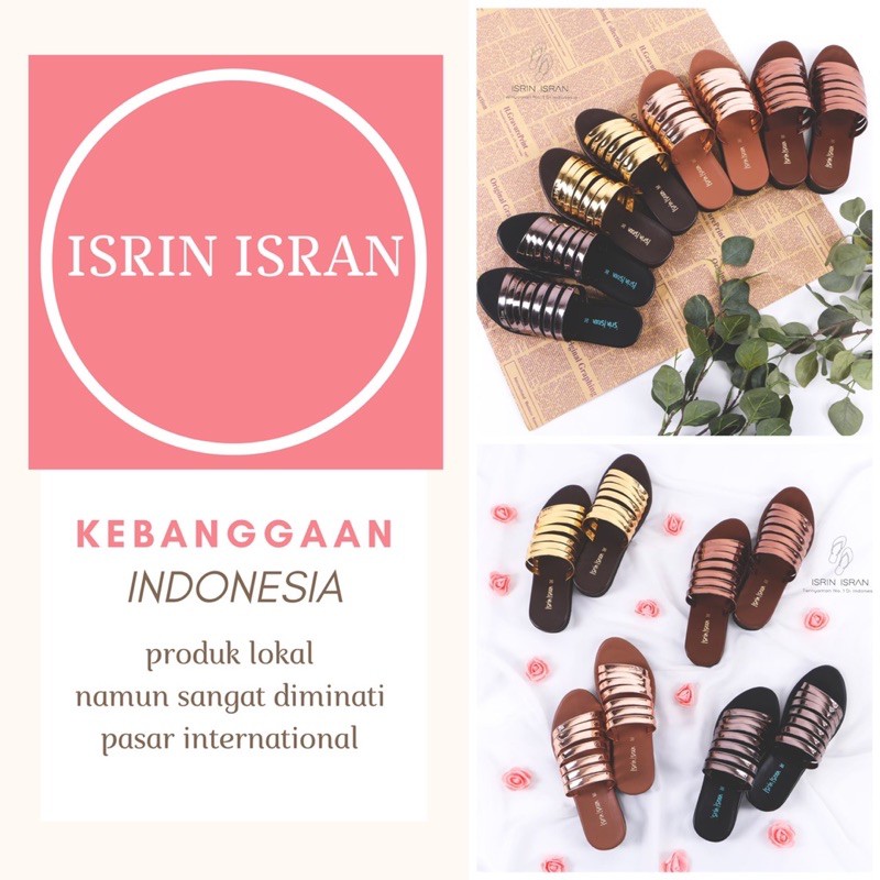 ( MANOHARA ) Sandal Wanita wedges tali nyaman ISRIN ISRAN