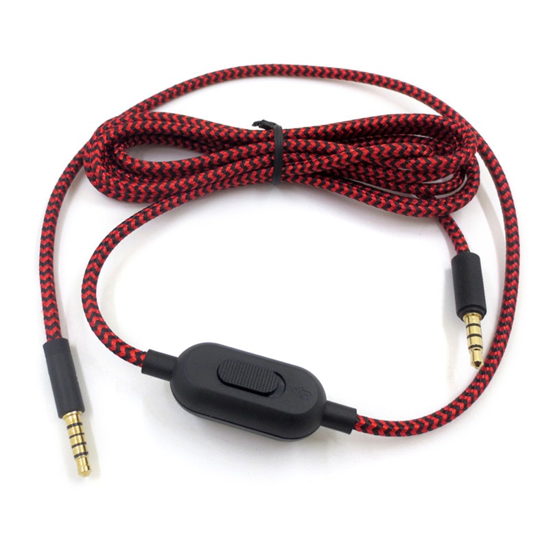 Bt 3.5mm Male to Male Kabel Headphone Extension Cord Kawat AUX Terlaku Untuk GPRO X G233 G433 Headset Gaming