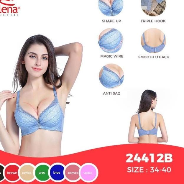 ➮ Exclusive Bra ELENA Art. E24012 - Push Up Bra - Full Cup Bra Elena - Ukuran, 36 ➾