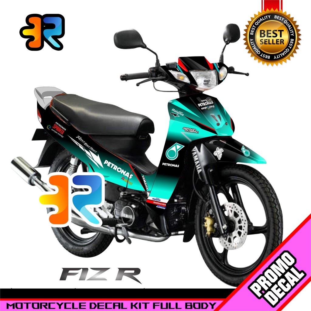 Decal Motor Fiz R Desain Petronas Sticker Decal FizR Full Body