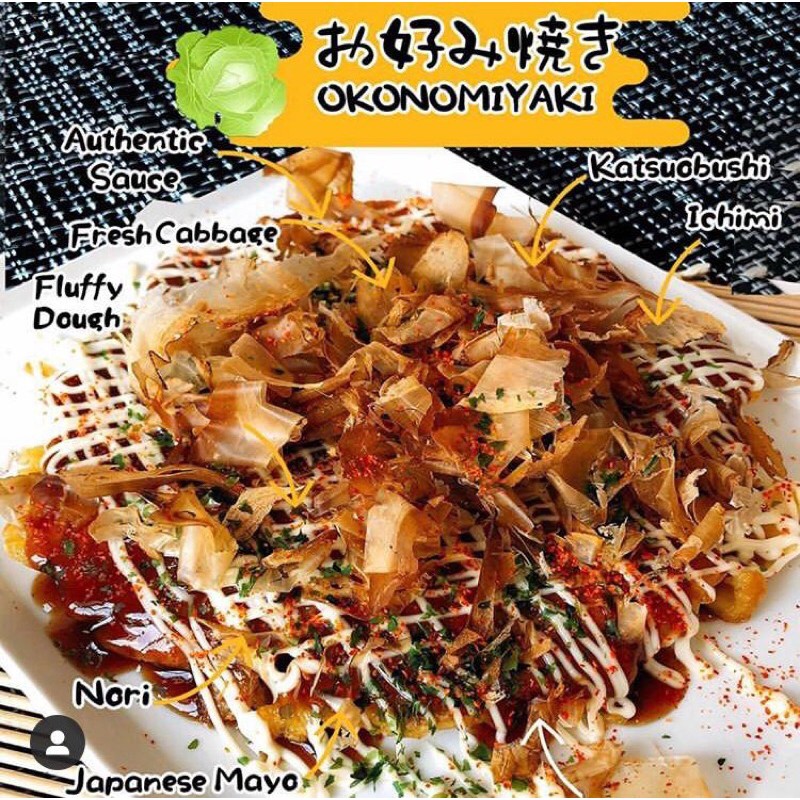 

Octopus Crabstick Okonomiyaki