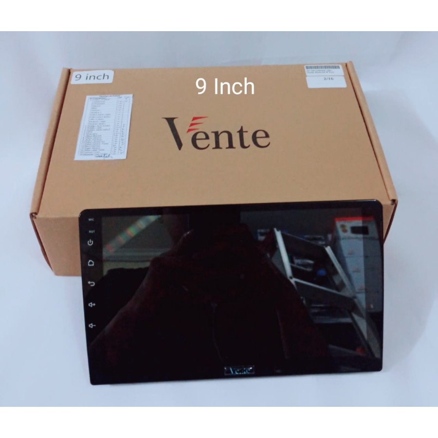 Head Uniit ANDROID 9 inch Ram 2 GB VENTE Universal  + Kamera Parkir VENTE Tape Mobil Android