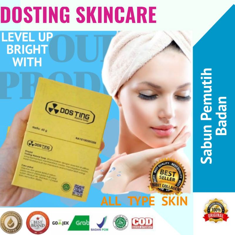 Pemutih Badan Permanen/ Sabun Pemutih Badan 100% Original Ampuh Putihkan Badan Extra Cepat