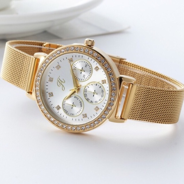 Jam Tangan Trendi Glamour Jimshoney JH 8126 Women Watch Branded / Jam Tangan Wanita Murah