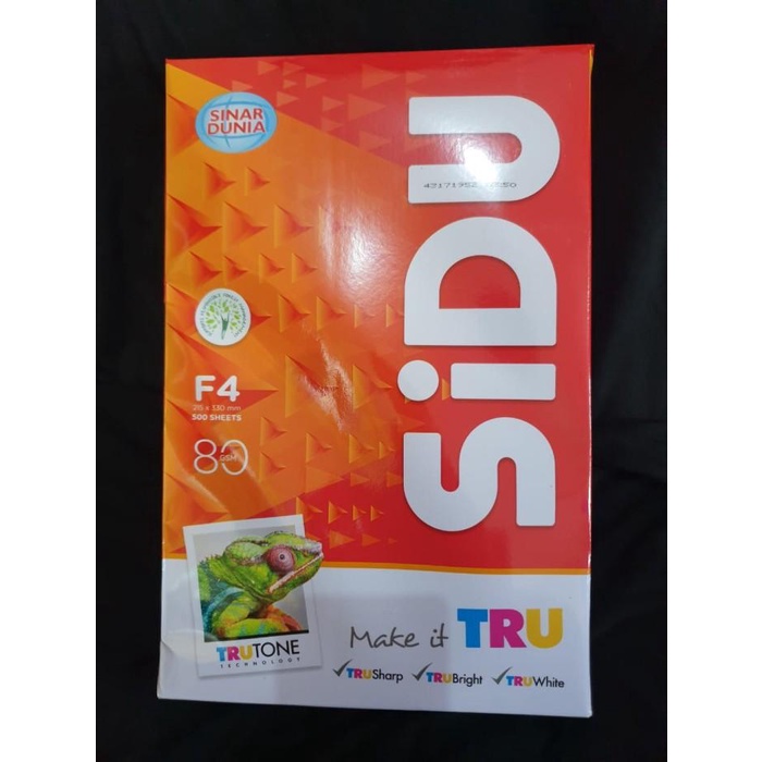 

Kertas Hvs 80 Gram Sidu F4