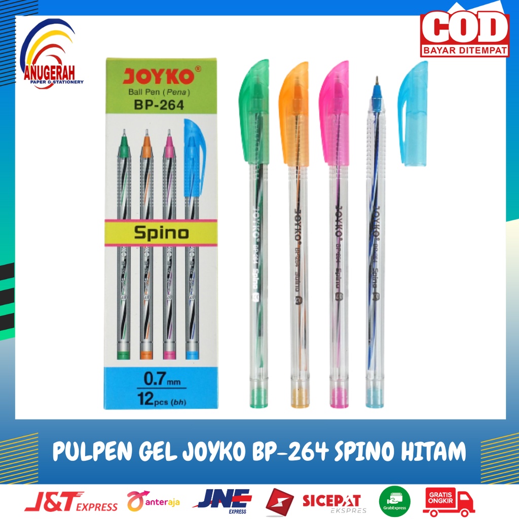 

Ball Pen / Pulpen Joyko BP-264 Spino 0.7 mm (LSN)
