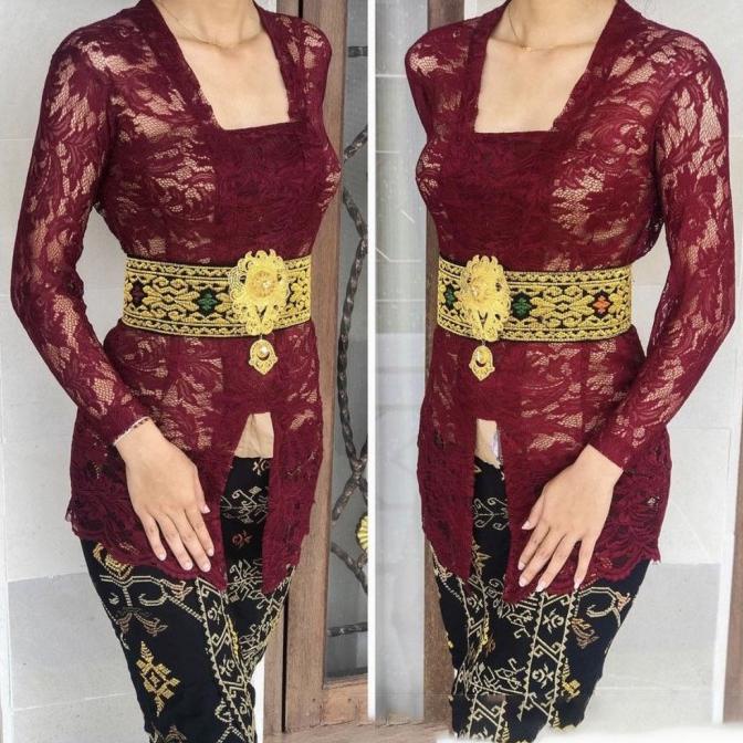 ><><><] Kebaya Kutu Baru Baju Bali Modern Atasan Brukat Wanita Murah Grosir