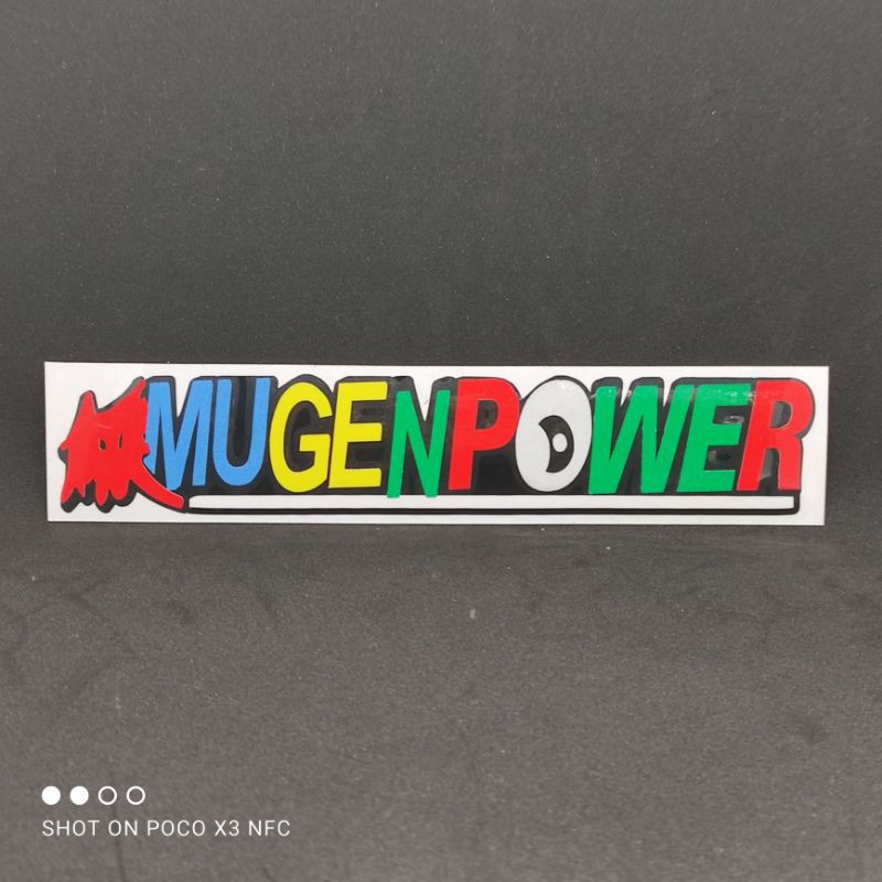 stiker cutting mugenpower - cutting stiker mugen