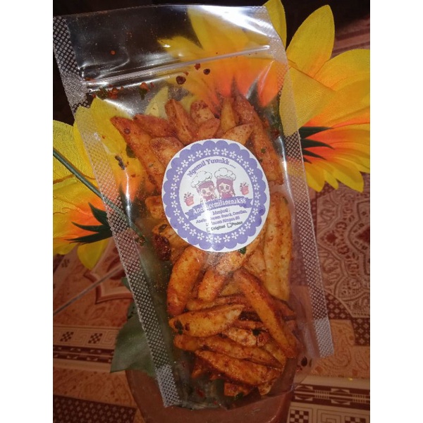 

Basreng Daun Jeruk Pedas (100gr)